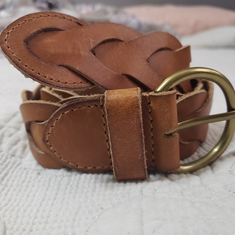 SOLD! Abercrombie Brown Braided Belt